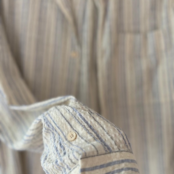 TEXTURED STRIPED SHIRT, Zara - Picture 5 of 9